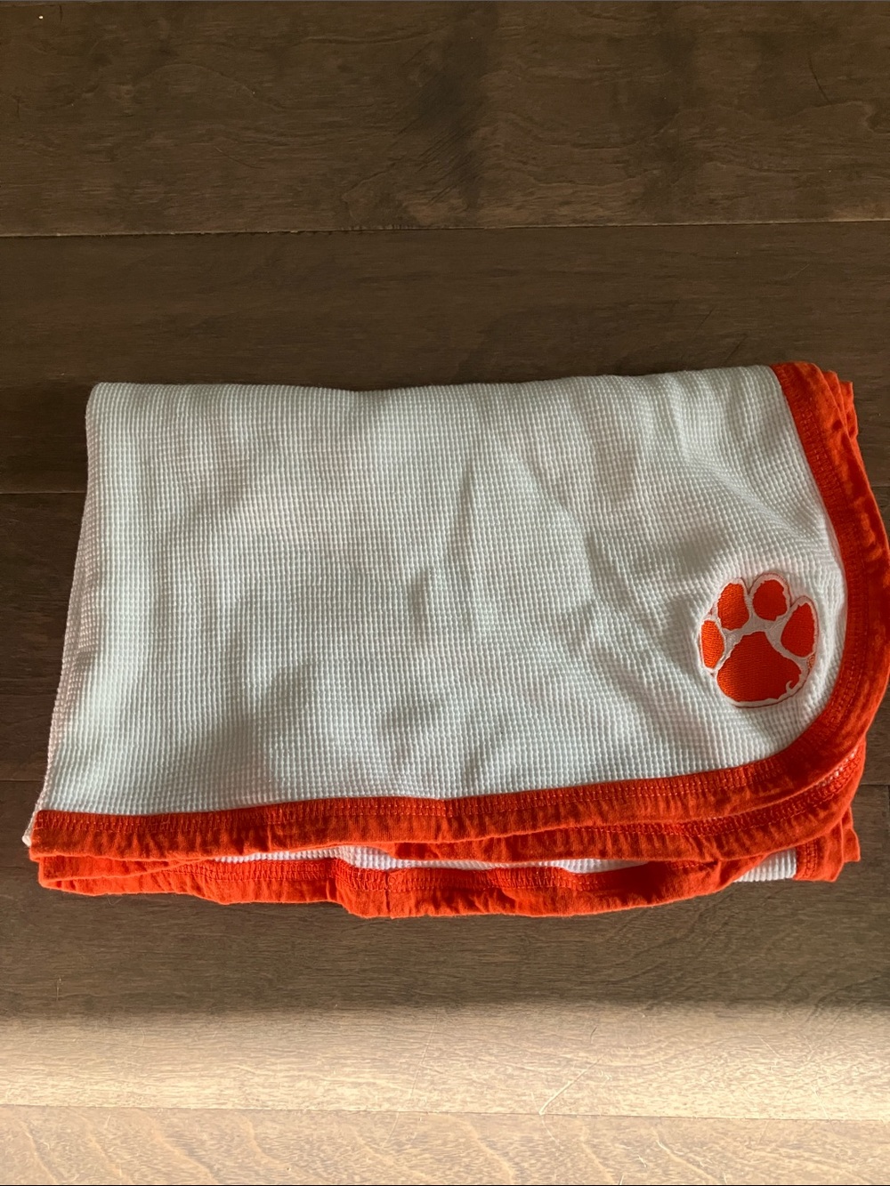 Creative knitwear Clemson Tiger cotton thermal baby Blanket